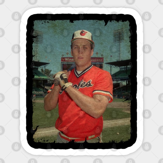 Cal Ripken Jr. - Baltimore Orioles, 1992 Sticker by Krizleberation